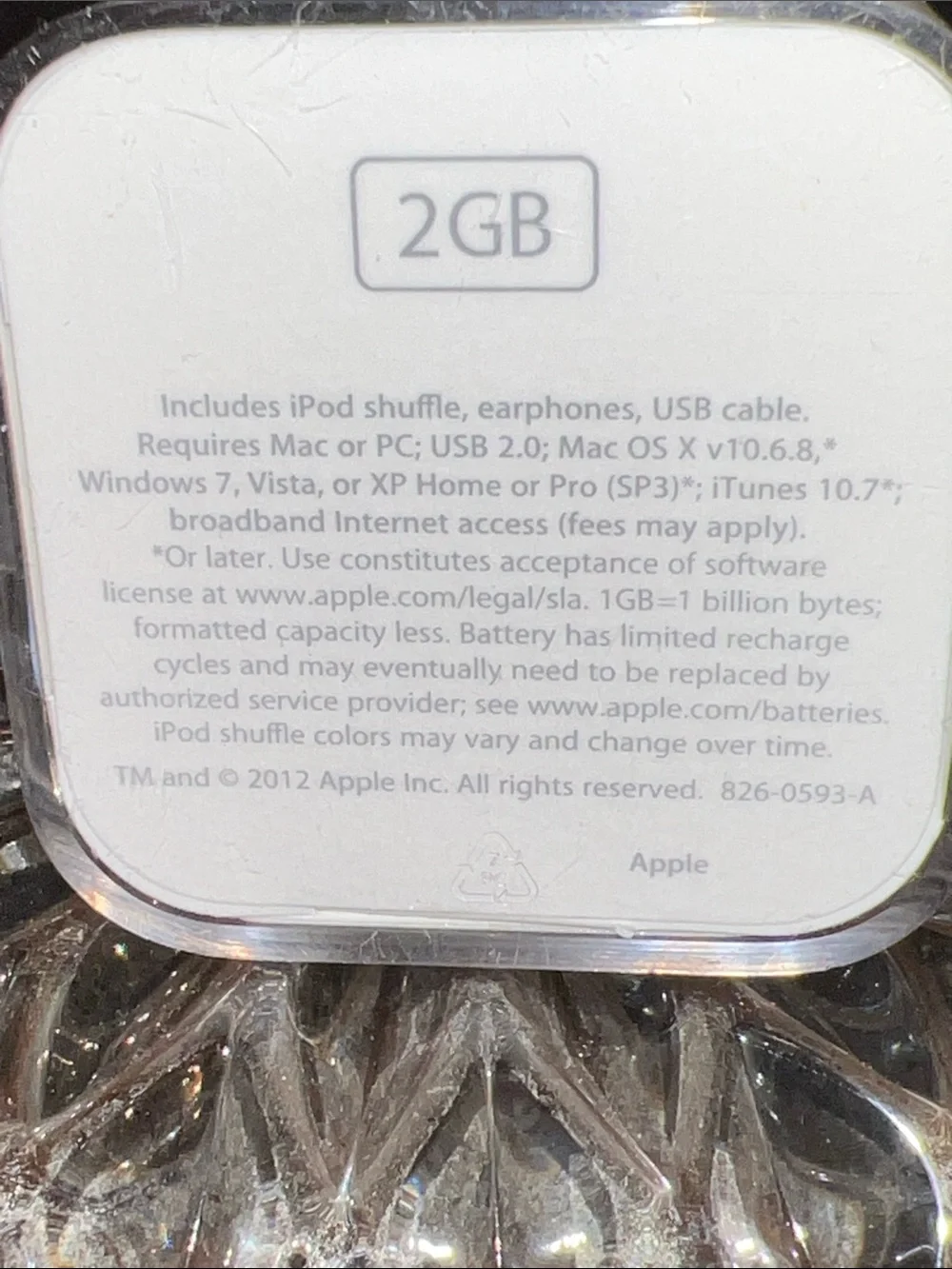 Apple I-Pod Shuffle 4th Generation- NWT Never opened